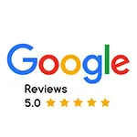 Google Reviews, 5.0 stars