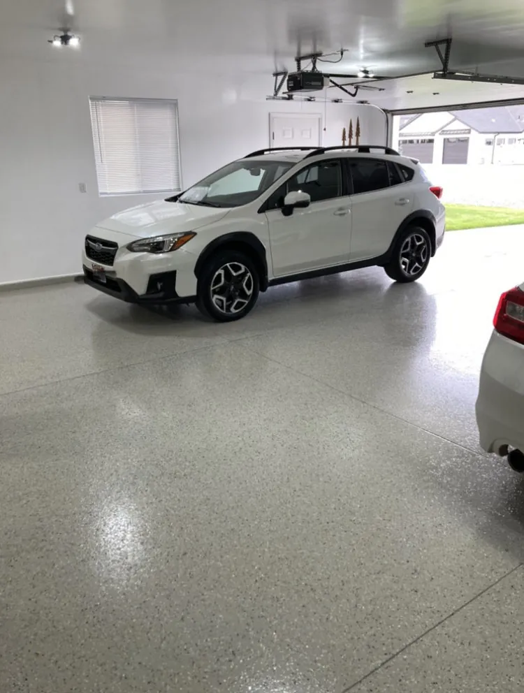 Polyaspartic floor coating