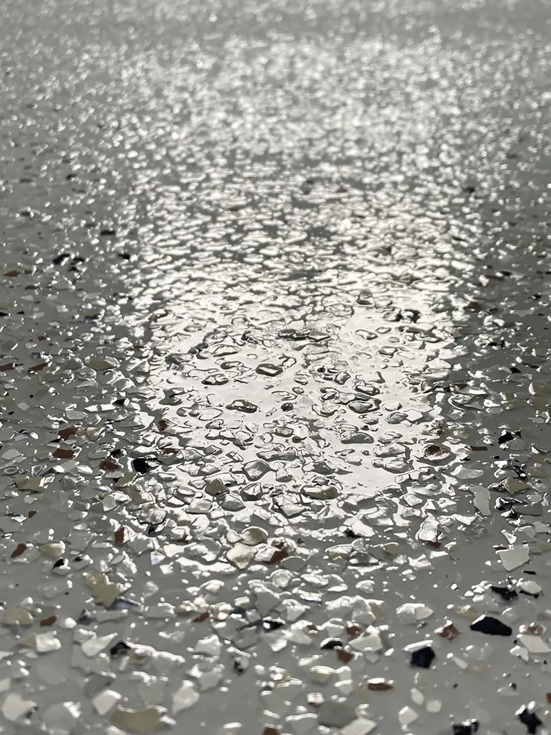 Flaked Epoxy floor coating