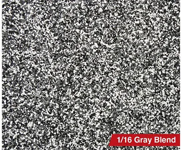 1/16" Gray Blend flake blend sample